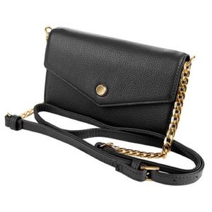 Stella & Max Crossbody Smartphone Wallet in Black